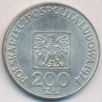 Lengyelország 1974. 200Zl Ag "A Lengyel Népköztársaság 30. évfordulója" T:2 
Poland 1974....