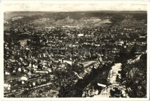 3 db régi külföldi városképes lap / 3 pre-1945 European town-view postcards, Feldkirchen, Jena, Pari...