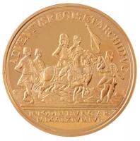 DN "Magyar Aranyóriások - II. József, bányalátogatói érem, 5 Dukát 1764" aranyozott Cu utá...