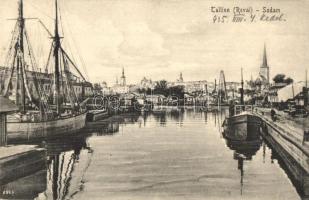 Tallinn, Reval; Sadam / port, steamship (EK)