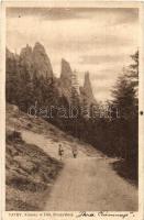 Tátra - 4 db régi városképes lap, vegyes minőség / 4 pre-1945 town-view postcards, mixed quality