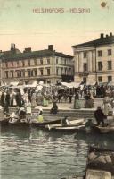 10 db régi finn városképes lap / 10 pre-1945 Finnish town-view postcards, Helsinki, Petsamo