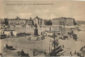Stockholm - 2 pre-1945 town-view postcards