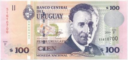 Uruguay 2011. 100P T:I Uruguay 2001. 100 Pesos C:UNC