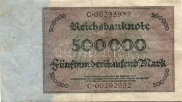 Német Birodalom/Weimari Köztársaság 1923. 500.000M T:III