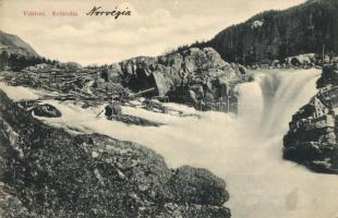 6 db régi norvég városképes lap / 6 pre-1945 Norwegian town-view postcards