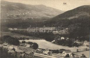 4 db régi norvég városképes lap, vasútállomások (képeslapfüzetből) / 4 pre-1945 Norwegian town-view ...