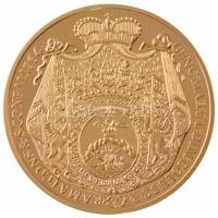DN "Magyar Aranyóriások - herceg Batthyány Károly József, 10 Dukát 1764" aranyozott Cu utá...