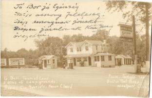 2 db régi amerikai városképes lap, 1 fotó / 2 pre-1945 American town-view postcards, 1 photo. Westpo...