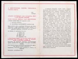 cca 1920 A Szentendrei Művésztelek Plen-air festő iskola tájékoztatója