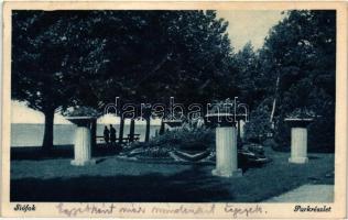 Balaton - 5 db régi városképes lap, Balaton és környéke / 5 pre-1945 town-view postcards