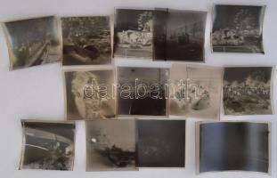 cca 1958 Budapesti Vidámpark, 13 db szabadon felhasználható, vintage negatív, 6x6 cm