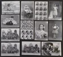 cca 1920 Eger, a Foto-GRÁF műteremben és a városban készült 26 db felvétel, mai nagyítások, 13x9 cm