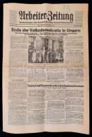 1956 Az osztrák Arbeiter Zeitung magyar forradalomról tudósító száma