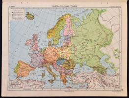 cca 1930 Két jó állapotú iskolai atlasz, Kogutowitz és Barthos történelmi atlaszok