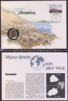 Érmés boríték tétel, 41db, egész világ, dekoratív gyűjtemény, hozzávaló újszerű albumban