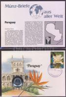 Érmés boríték tétel, 41db, egész világ, dekoratív gyűjtemény, hozzávaló újszerű albumban