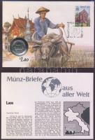 Érmés boríték tétel, 41db, egész világ, dekoratív gyűjtemény, hozzávaló újszerű albumban