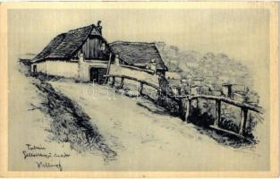 Budapest I. Tabán - 6 db régi képeslap / 6 pre-1945 postcards s: Helbing