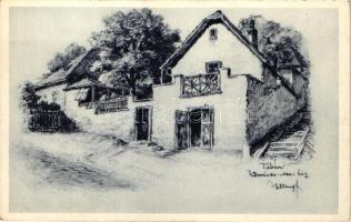 Budapest I. Tabán - 6 db régi képeslap / 6 pre-1945 postcards s: Helbing