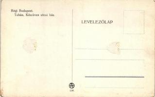 Budapest I. Tabán - 6 db régi képeslap / 6 pre-1945 postcards s: Helbing