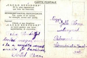 3 db régi képeslap reklámmal a hátoldalon, vegyes minőség / 3 pre-1945 postcards with advertisements...