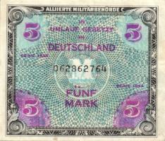 Német Birodalom/Nemzetközi megszállás 1944. 5M T:II