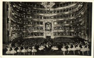 3 db régi operaház belső / 3 pre-1945 opera house interiors, Milano, Cremona, Paris