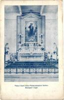 Budapest - 9 db régi városképes lap, főleg templom belsők, vegyes minőség / 9 pre-1945 town-view pos...