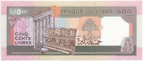 Libanon 1988. 500L T:I Lebanon 1988. 500 Livres C:UNC Krause 68