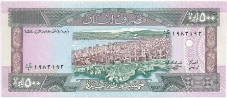 Libanon 1988. 500L T:I
Lebanon 1988. 500 Livres C:UNC
Krause 68