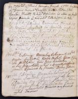 cca 1790-1820 Veszprémi kovács céhhel kapcsolatos iratok. Kovács céh esküjének szövege, szabaduló in...