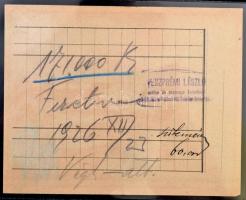 cca 1910 Dekoratív litho élelmiszerbolt reklám