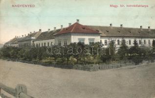 Nagyenyed, Aiud; Magy. kir. honvédlaktanya, Lázár Adolf utóda kiadása / military barracks (EK)