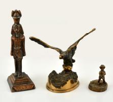Fém és bronz tárgyak, összesen 3 db, m:7-23 cm