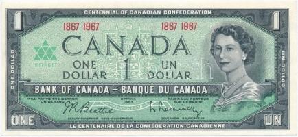 Kanada 1967. 1$ "A Kanadai Konföderáció centenáriuma" emlékkiadás T:I Canada 1967. 1 Dollar "Centennial of Canadian Confederation" commemorative issue C:UNC Krause 84