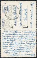 1940 Marosvásárhely, Bevonulás alkalmából hazaküldött fotólap, 9x13,5 cm
