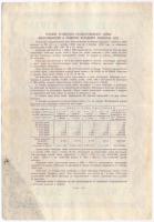 Szovjetunió 1949. 25R sorsjegy T:II- fo.
Soviet Union 1949. 25 Rubles lottery ticket C:VF spotted