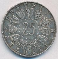 Ausztria 1956. 25Sch Ag "Mozart" T:2- ph.
Austria 1956. 25 Schilling Ag "Mozart"...