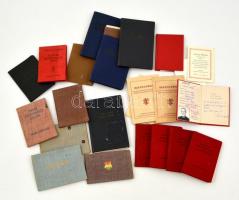 1952-1968 Vegyes igazolvány tétel (Magyar Szocialista Munkáspárt, Polgári védelmi Szervezetek, Városi Begyűjtési Hivatal, stb.), 21 db
