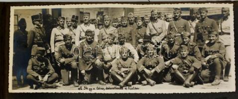 cca 1913-1938 A 34. gyalogezredről készült fotók, a hejőcsabai tábor, a felvidéki bevonulás életképe...
