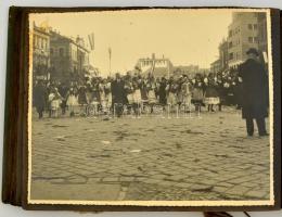 cca 1913-1938 A 34. gyalogezredről készült fotók, a hejőcsabai tábor, a felvidéki bevonulás életképe...