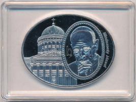 DN "Hazám, hazám, te mindenem / Legendás épületek - Mindszenty József / Esztergomi bazilika" ezüstözött Cu emlékérem tanúsítvánnyal (46x36mm) T:PP