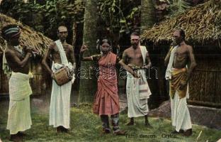 Tamil dancers, Ceylon / Sri Lanka folklore (EK)