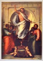 Klasszikus képtár. Renaissance mesterek. Bp., 1928, Győző Andor. 60 db színes műlap kísérőszöveggel,...