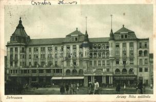 Debrecen, Arany Bika szálloda, Magyar ruhaipar üzlete (fl)