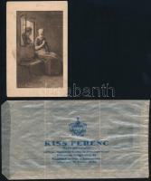 cca 1920 Weszely J. Miklós, drogéria a "Hattyúhoz" / fényképészeti cikkek szaküzlete reklá...
