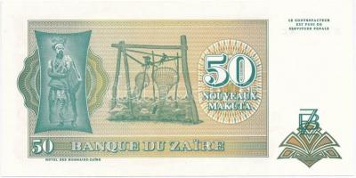 Zaire 1993. 50Z T:I
Zaire 1993. 50 Zaires C:UNC
Krause 57