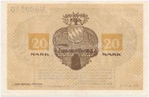 Német Birodalom / Bajorország / München 1918. 20M szükségpénz T:I-,II
German Empire / Bavaria / Mün...
