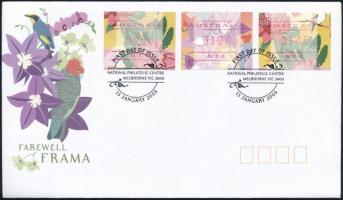 Automata bélyegek FDC-n, Automatic stamps FDC